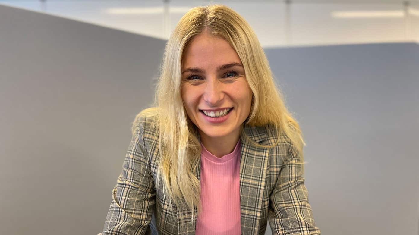 Camilla Dalby Hansen, læge og ph.d.-studerende ved Center for Leverforskning på Odense Universitetshospital. Foto: Mie Brandstrup.