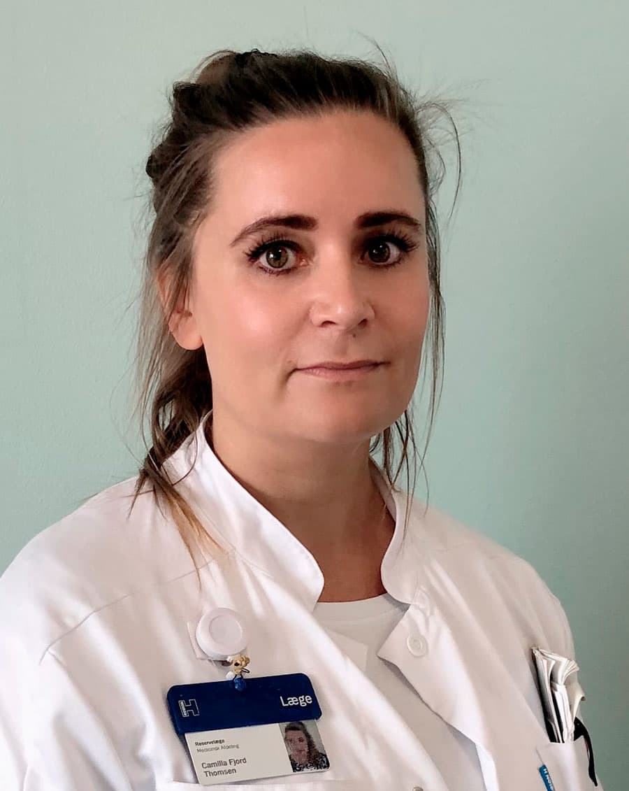 Reservelæge Camilla Fjord Thomsen. Foto: Privat